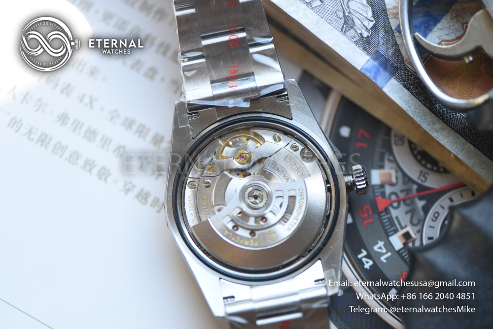 ROLEX - SUPER CLONE Oyster Perpetual 126000 41mm SS/SS Celebration Dial QF JH3230 (Free Sprung)