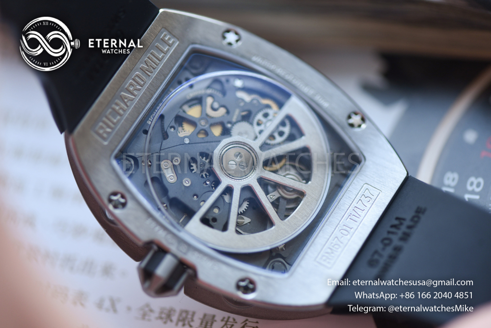 RICHARD MILLE - VAUCHER SUPER CLONE RM67-01 Titanium Automatic Winding Extra Flat