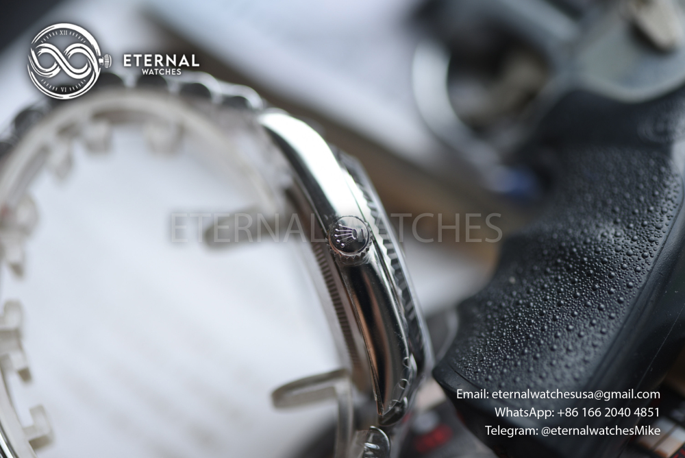 ROLEX - SUPER CLONE DateJust 126234 36mm SS/Stk Silver Dial Fluted V2 VSF 3235 (2026 - Weight Adjusted)