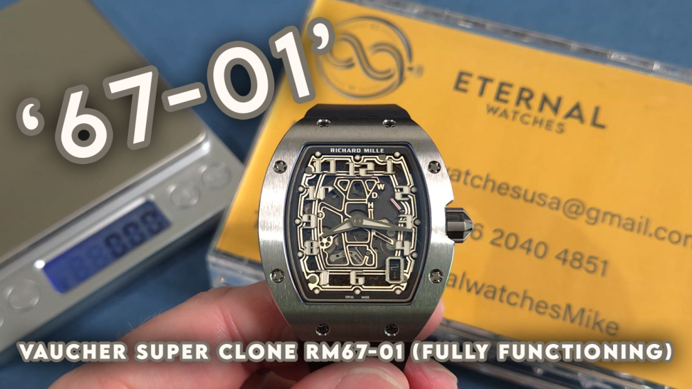 RICHARD MILLE - VAUCHER SUPER CLONE RM67-01 Titanium Automatic Winding Extra Flat