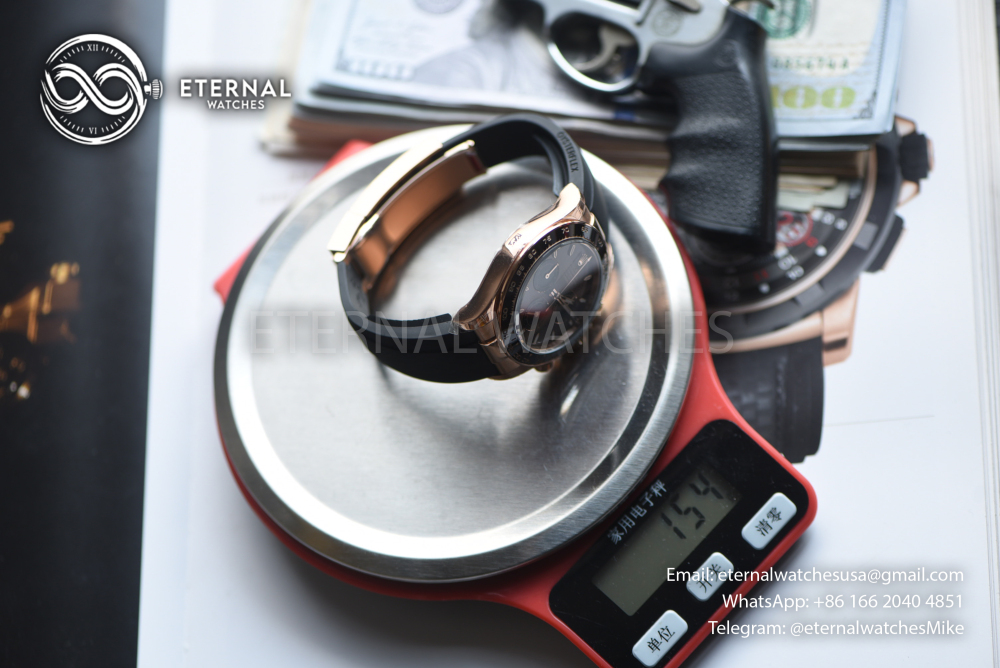 ROLEX - SUPER CLONE Cosmograph Daytona 126518 40mm RG/RU Chocolate RCF DD4131 (Weight Adjusted)