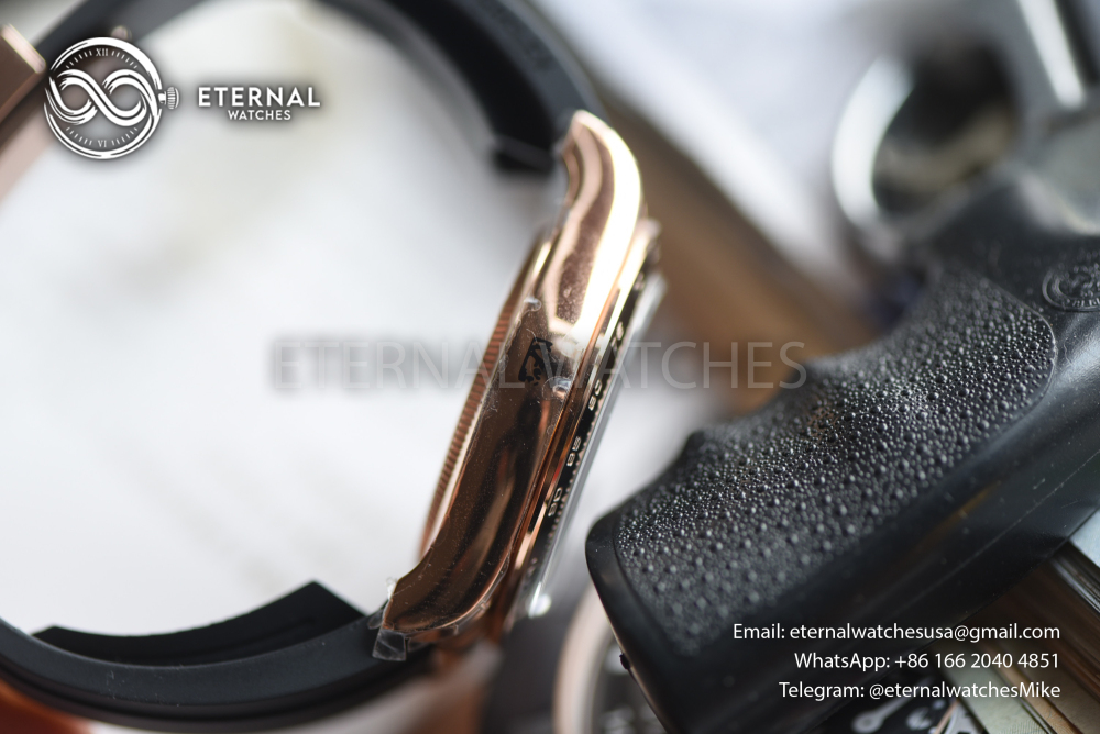 ROLEX - SUPER CLONE Cosmograph Daytona 126518 40mm RG/RU Chocolate RCF DD4131 (Weight Adjusted)