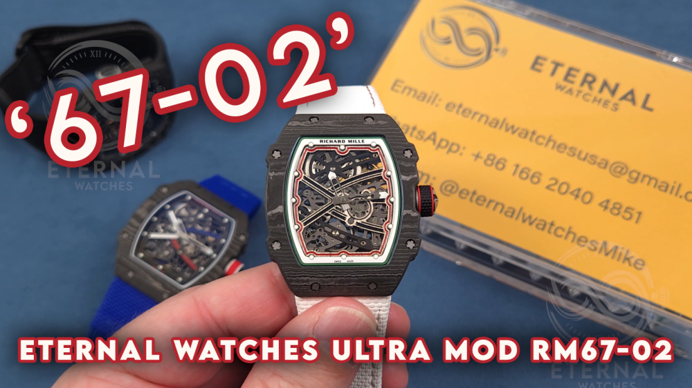 RICHARD MILLE - ETERNAL WATCHES ULTRA MOD RM67-02 Black TPT Extra Flat