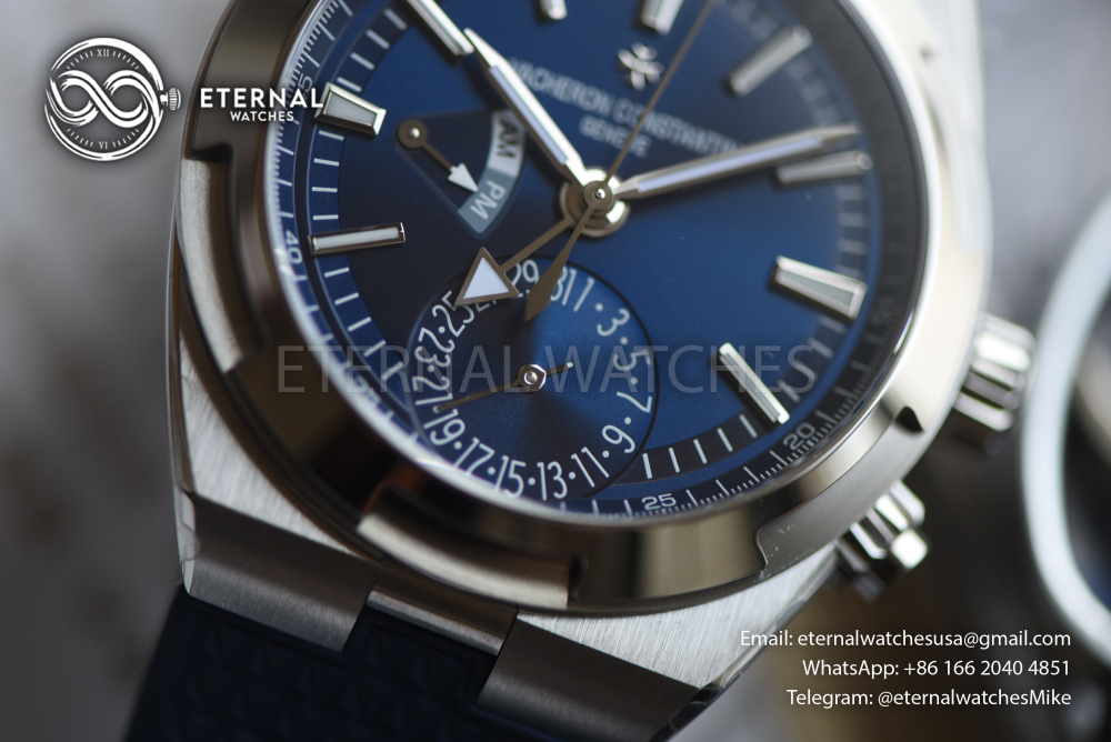 VACHERON CONSTANTIN - SUPER CLONE Overseas Dual Time 41mm SS/RU Blue Dial 7920V/210A-B334
