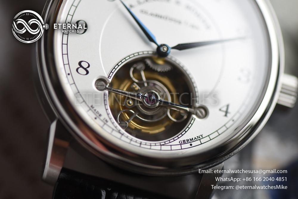 A. LANGE & SOHNE - SUPER CLONE 1815 Tourbillon 39.5mm SS/LE White Dial