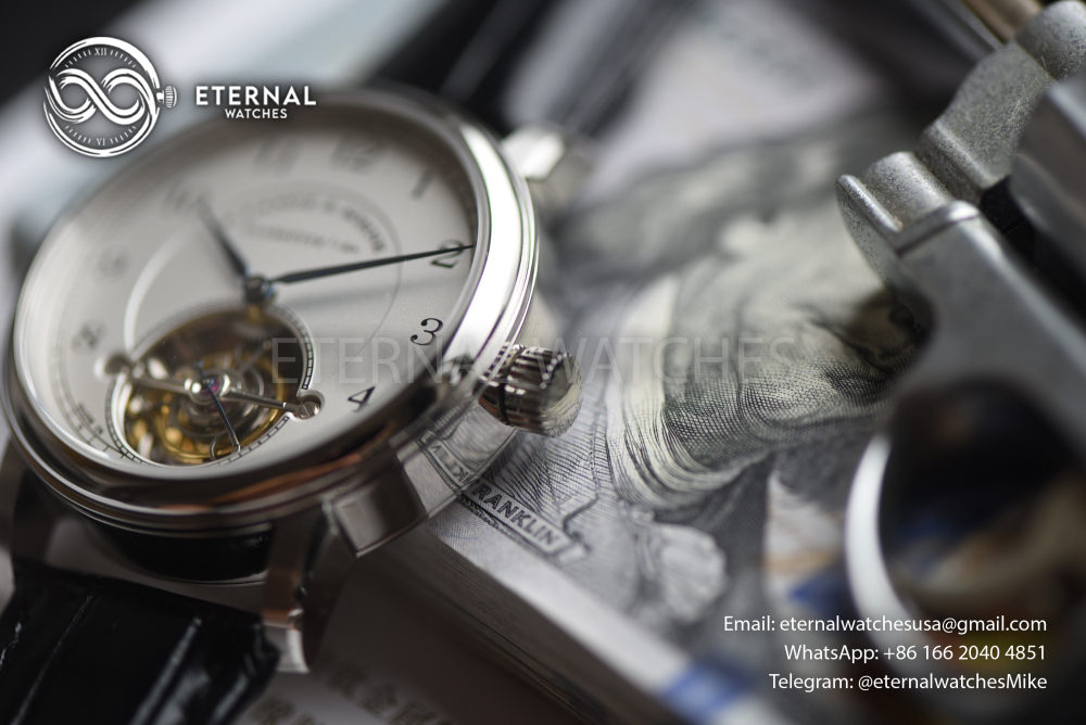 A. LANGE & SOHNE - SUPER CLONE 1815 Tourbillon 39.5mm SS/LE White Dial