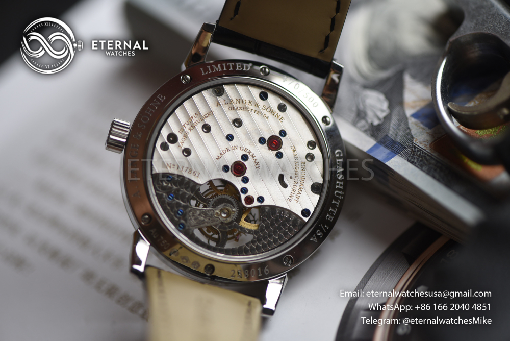 A. LANGE & SOHNE - SUPER CLONE 1815 Tourbillon 39.5mm SS/LE White Dial