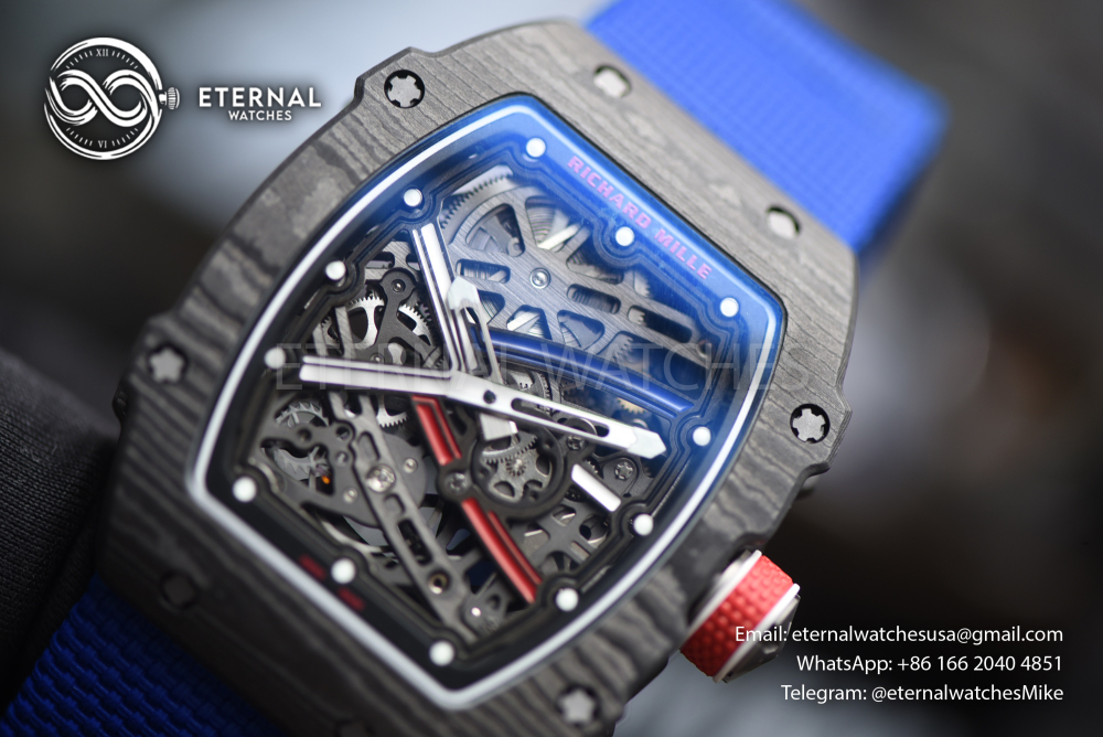 RICHARD MILLE - ETERNAL WATCHES ULTRA MOD RM67-02 France Black TPT Extra Flat