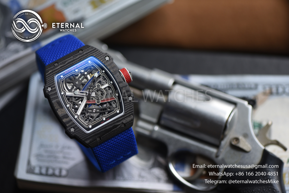RICHARD MILLE - ETERNAL WATCHES ULTRA MOD RM67-02 France Black TPT Extra Flat
