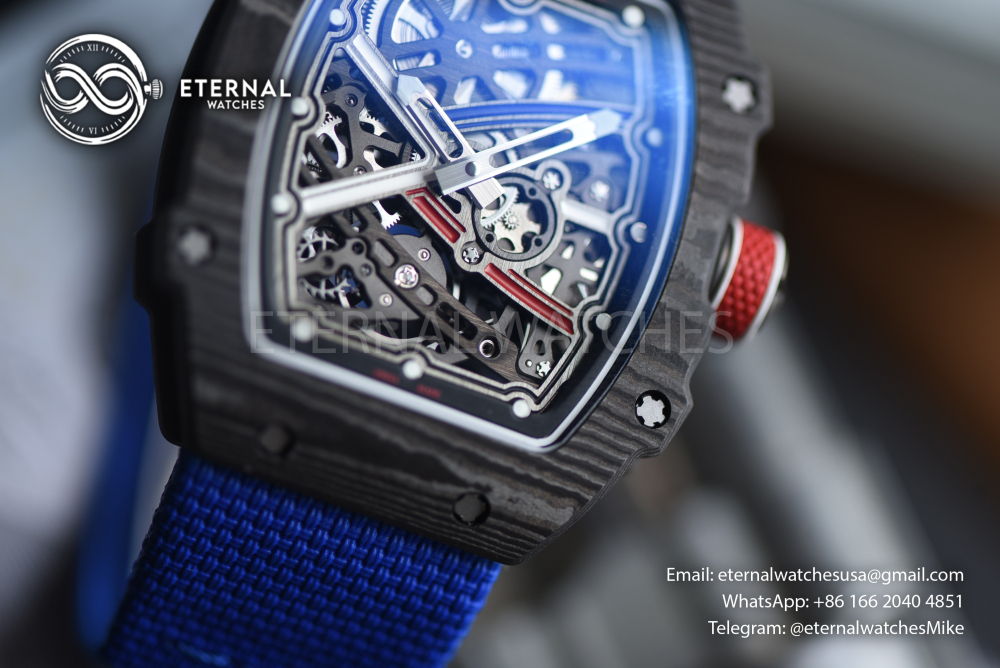 RICHARD MILLE - ETERNAL WATCHES ULTRA MOD RM67-02 France Black TPT Extra Flat