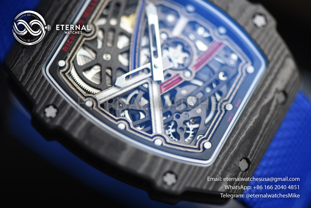 RICHARD MILLE - ETERNAL WATCHES ULTRA MOD RM67-02 France Black TPT Extra Flat