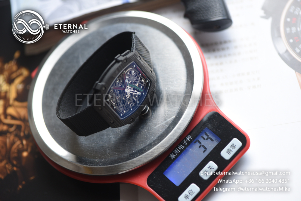 RICHARD MILLE - SUPER CLONE RM67-02 Italy Black NTPT Extra Flat RICH CRMA7