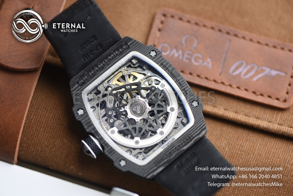 RICHARD MILLE - SUPER CLONE RM67-02 Italy Black NTPT Extra Flat RICH CRMA7