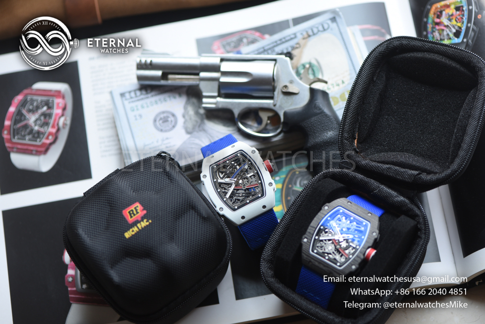 RICHARD MILLE - SUPER CLONE RM67-02 Black NTPT Extra Flat RICH PRO CRMA7 (Movement Upgrade)