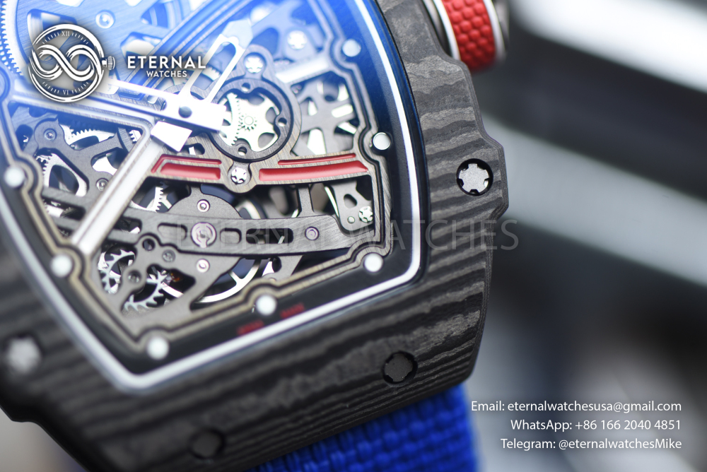RICHARD MILLE - SUPER CLONE RM67-02 Black NTPT Extra Flat RICH PRO CRMA7 (Movement Upgrade)