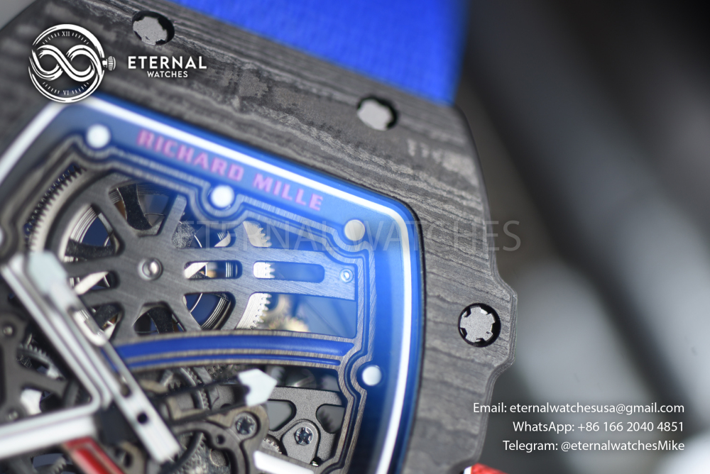 RICHARD MILLE - SUPER CLONE RM67-02 Black NTPT Extra Flat RICH PRO CRMA7 (Movement Upgrade)