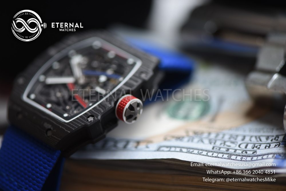 RICHARD MILLE - SUPER CLONE RM67-02 Black NTPT Extra Flat RICH PRO CRMA7 (Movement Upgrade)