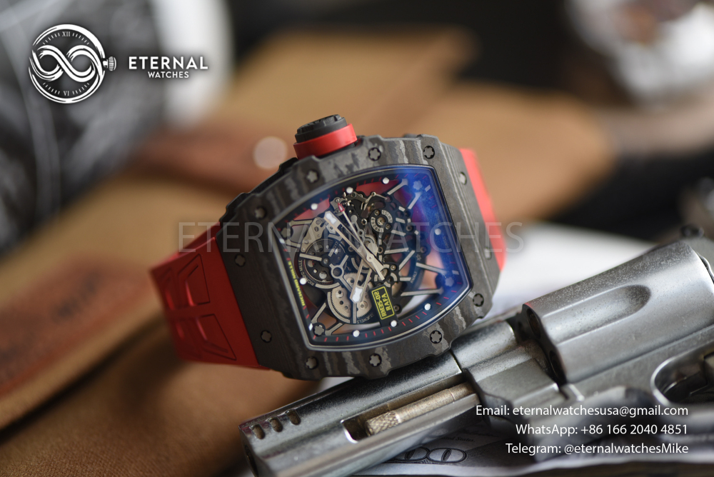 RICHARD MILLE - SUPER CLONE RM35-02 44.5mm Black NTPT/RU RMAL1 (Free Sprung)