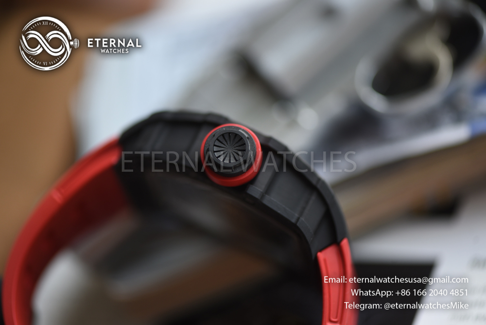 RICHARD MILLE - SUPER CLONE RM35-02 44.5mm Black NTPT/RU RMAL1 (Free Sprung)