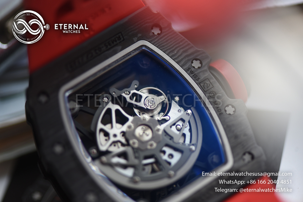 RICHARD MILLE - SUPER CLONE RM35-02 44.5mm Black NTPT/RU RMAL1 (Free Sprung)