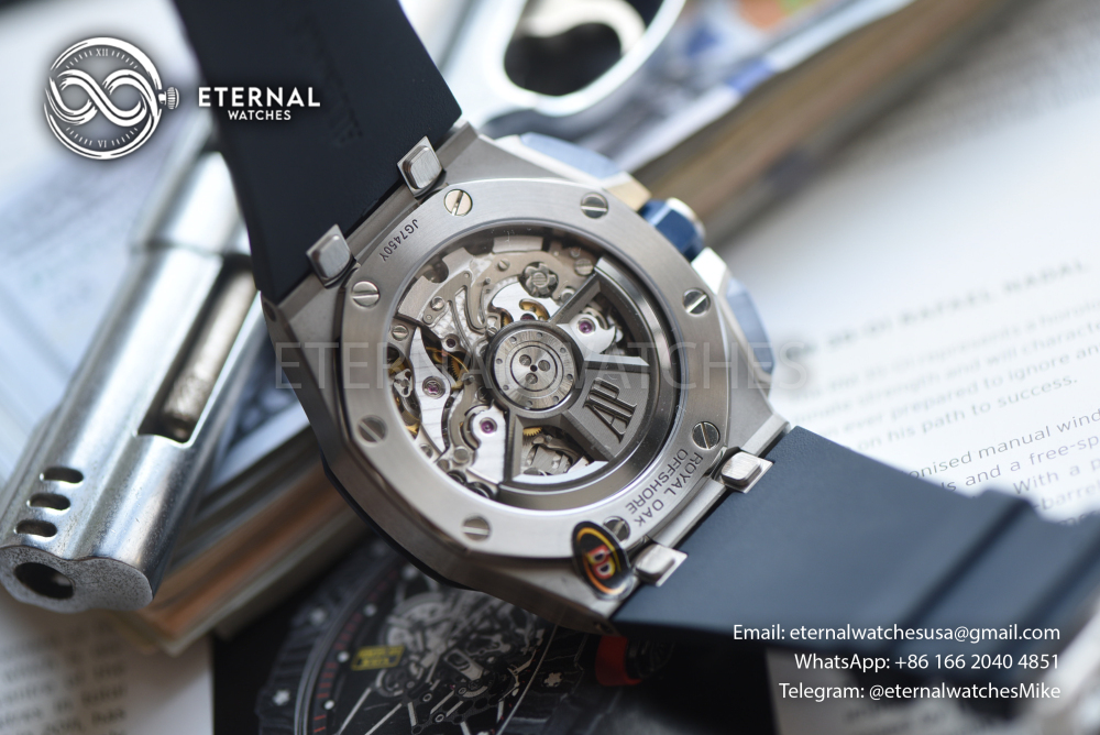 AUDEMARS PIGUET - SUPER CLONE Royal Oak Offshore 26420 43mm SS/RU Blue/Blue DDF DD4401