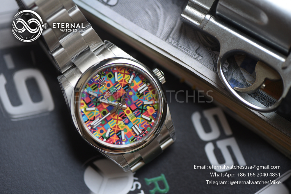 ROLEX - SUPER CLONE Oyster Perpetual 124300 41mm SS/SS 100 Year Celebration Dail VSF VS3230 (Free Sprung)