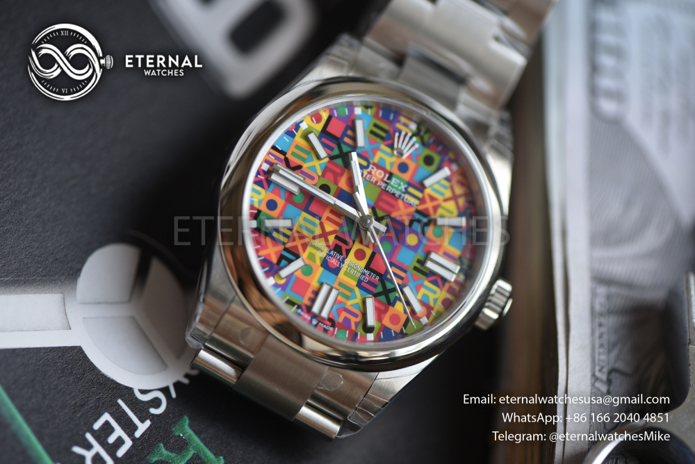 ROLEX - SUPER CLONE Oyster Perpetual 124300 41mm SS/SS 100 Year Celebration Dail VSF VS3230 (Free Sprung)