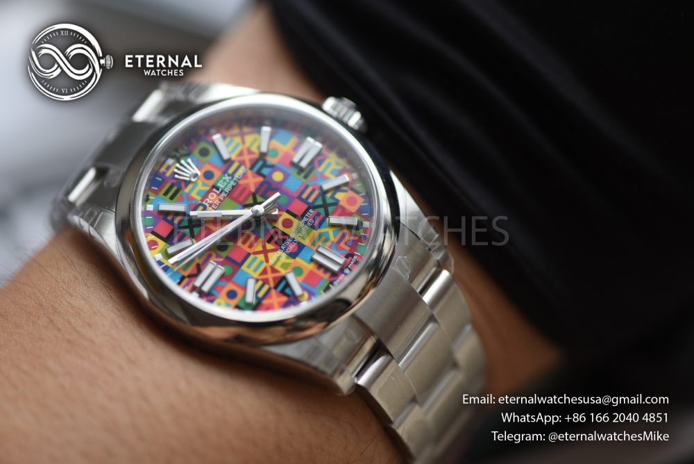 ROLEX - SUPER CLONE Oyster Perpetual 124300 41mm SS/SS 100 Year Celebration Dail VSF VS3230 (Free Sprung)