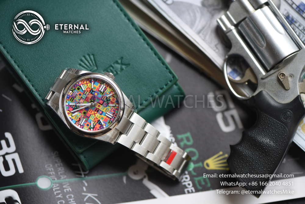 ROLEX - SUPER CLONE Oyster Perpetual 124300 41mm SS/SS 100 Year Celebration Dail VSF VS3230 (Free Sprung)