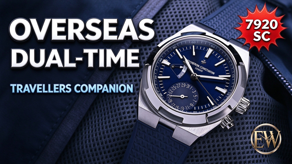 VACHERON CONSTANTIN - SUPER CLONE Overseas Dual Time 41mm SS/RU Blue Dial 7920V/210A-B334
