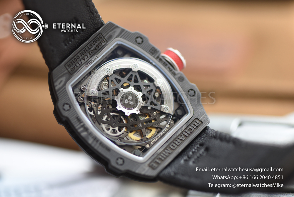 RICHARD MILLE - SUPER CLONE RM67-02 France Black Black Extra Flat UMI V3 (Updated Version)