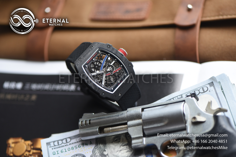RICHARD MILLE - SUPER CLONE RM67-02 France Black Black Extra Flat UMI V3 (Updated Version)