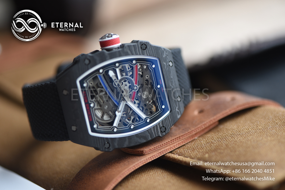 RICHARD MILLE - SUPER CLONE RM67-02 France Black Black Extra Flat UMI V3 (Updated Version)