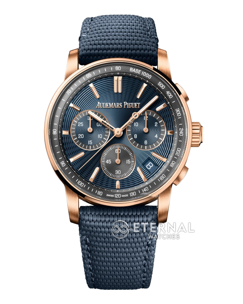 AUDEMARS PIGUET - Code11.59 Chronograph 26393 41mm RG/NY Blue Dial APSF A7750