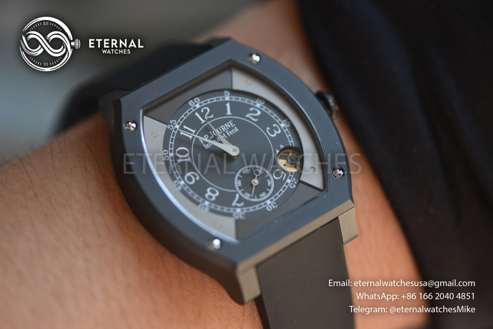 FP Journe - SUPER CLONE Élégante Titalyt 40mm SS/RU Black