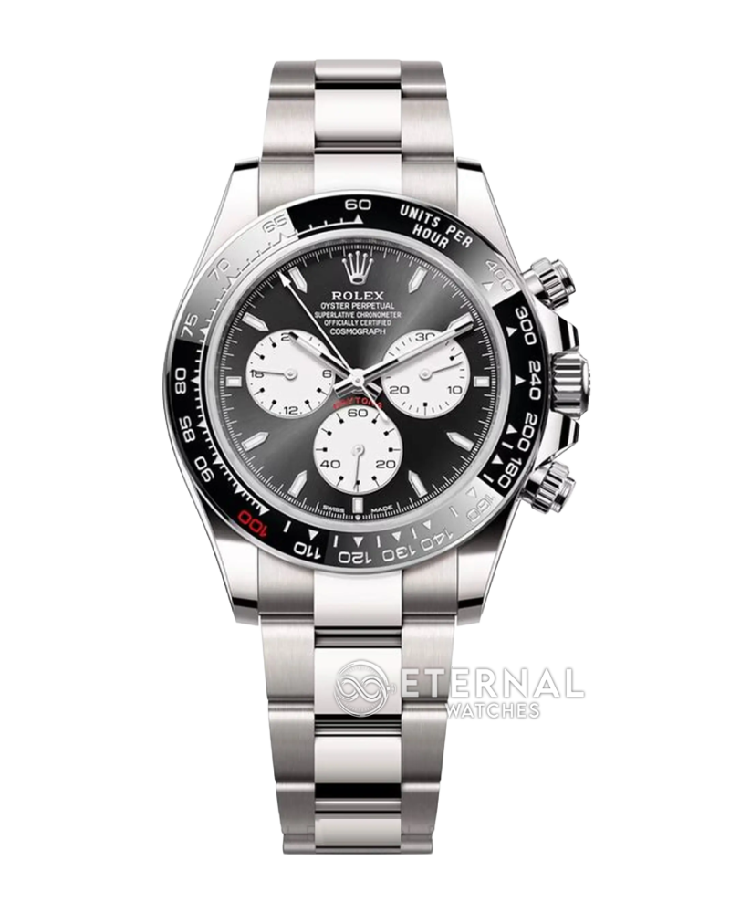 ROLEX - SUPER CLONE Daytona 126529 40mm Le Mans SS/SS Black Dial QF V9 SH4132 (Weight Adjusted)