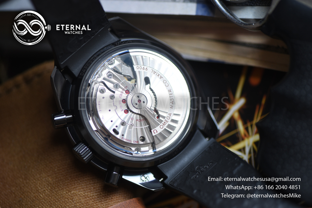 OMEGA - SUPER CLONE Speedmaster 44mm "Dark Side of The Moon" Black Ceramic/LE N1F A9300