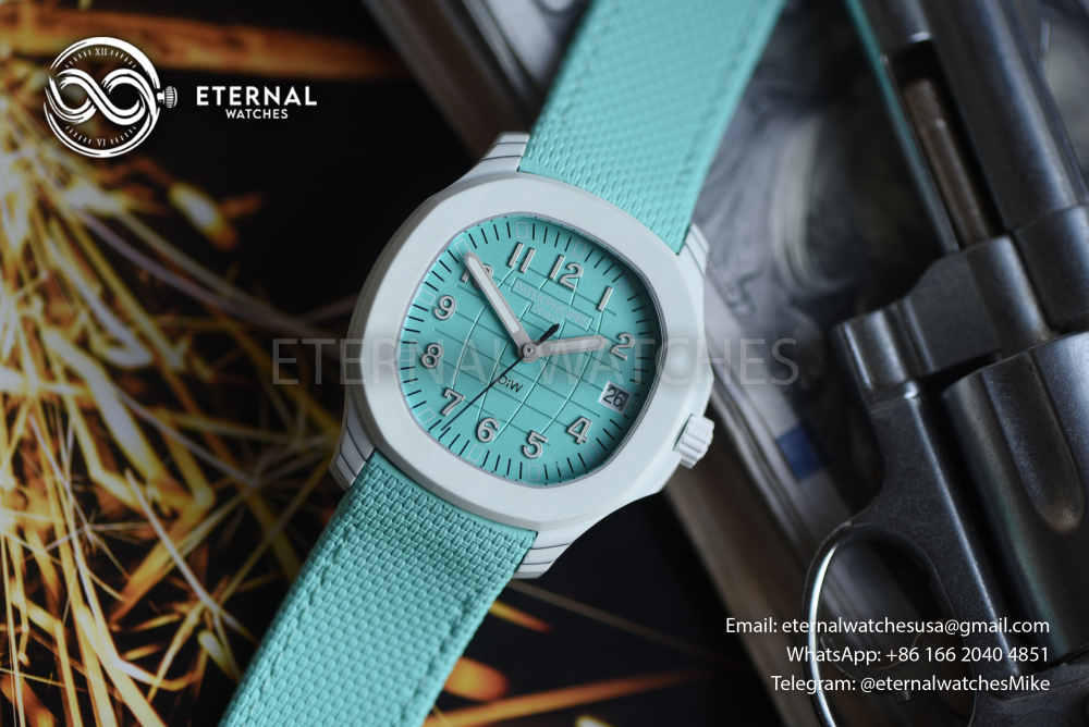 PATEK PHILIPPE - SUPER CLONE Aquanaut CarboQuartz “CELESTE” (5167 Base Custom DiW)