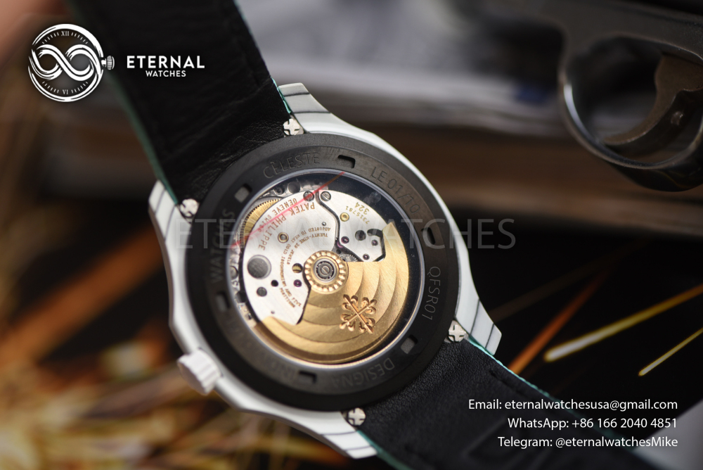 PATEK PHILIPPE - SUPER CLONE Aquanaut CarboQuartz “CELESTE” (5167 Base Custom DiW)