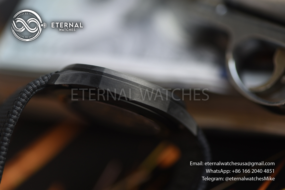 PATEK PHILIPPE - SUPER CLONE Aquanaut CarboQuartz “ALL BLACK” (5167 Base Custom DiW)