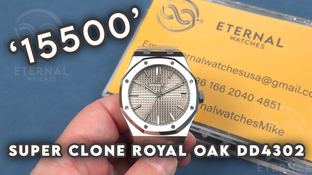 AUDEMARS PIGUET - SUPER CLONE Royal Oak 41mm 15500 SS/SS Grey Dial VSF DD4302
