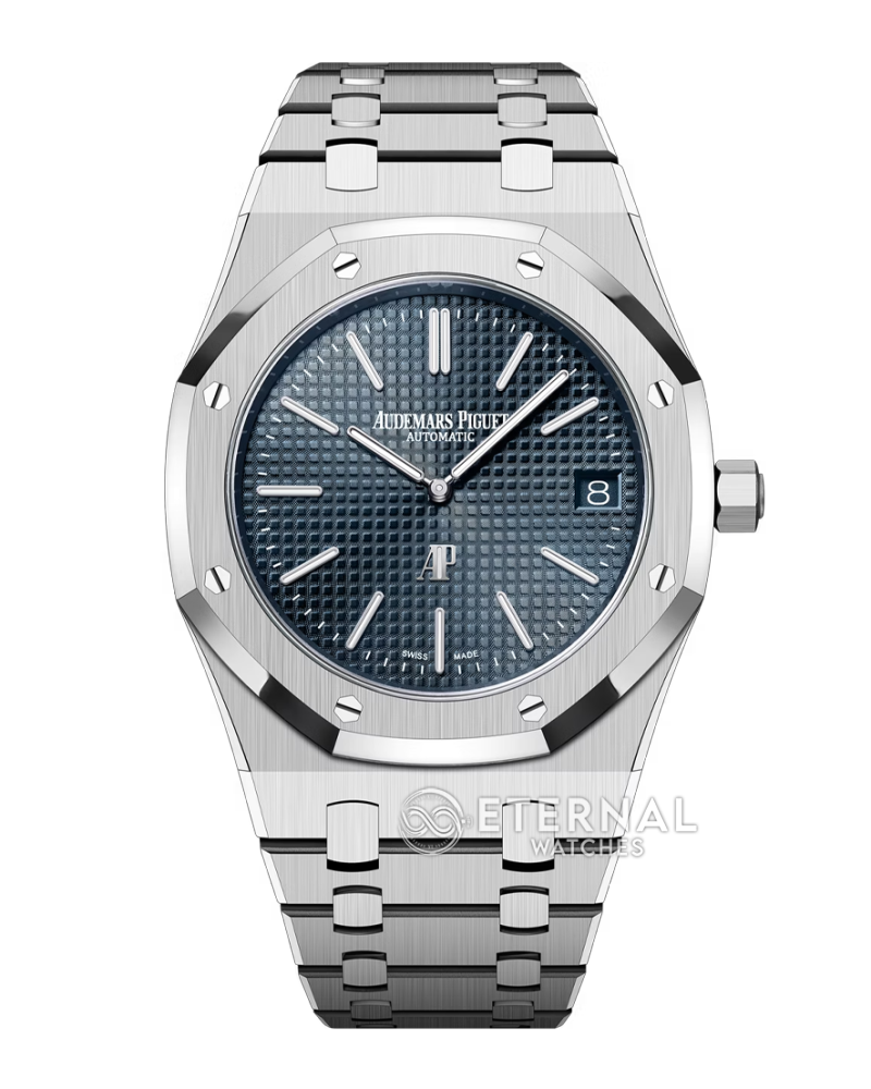 AUDEMARS PIGUET - Royal Oak Jumbo Extra Thin 39mm 16202 SS/SS Blue Dial ZF A7121