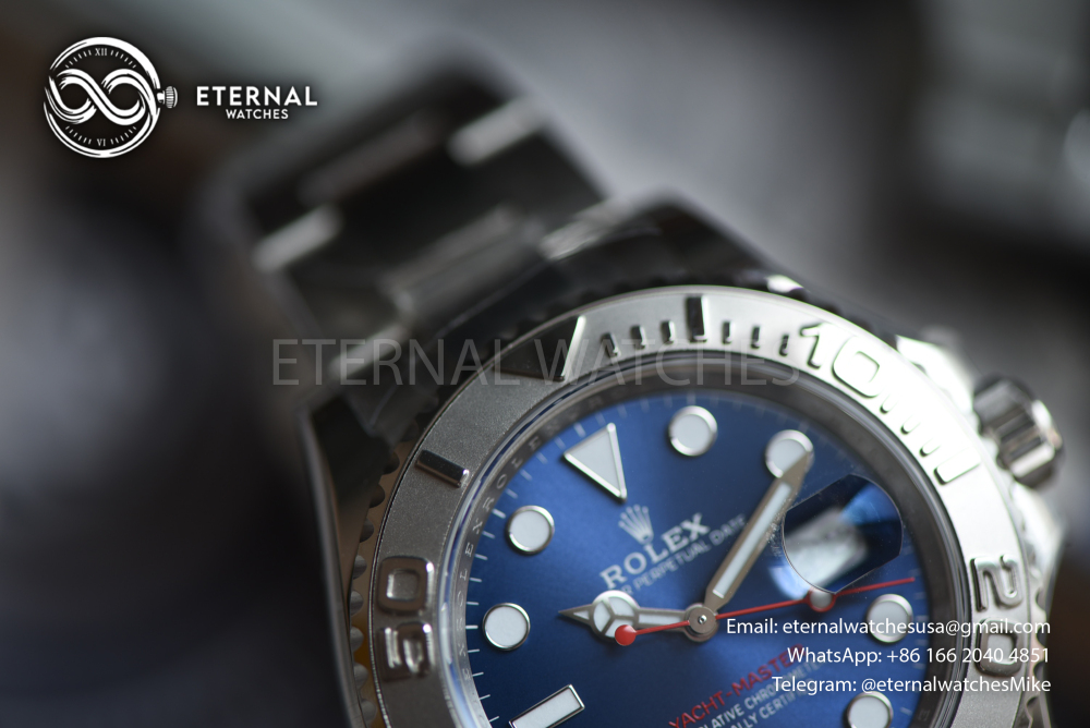 ROLEX - SUPER CLONE YachtMaster 126622 40mm SS/SS Blue/Dot VSF DD3235