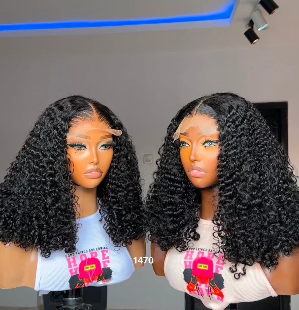 Ola   hair  Brazilian Water Wave Human Hair Wigs With Bangs Full Machine Made Wigs For Women Remy Pixie Cut Bob Wig With Bangs