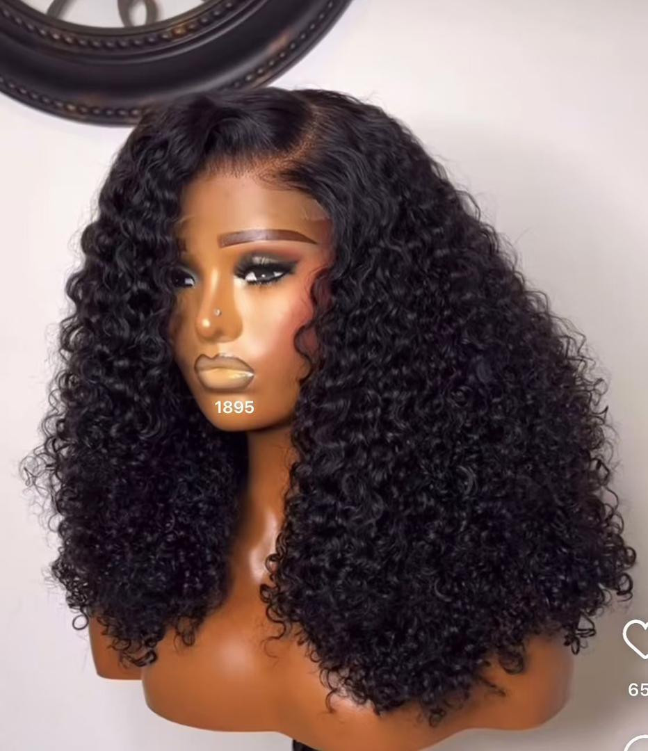 Ola   hair  13A natural color 1b pixie curly Hair Bundles Raw Indian hair weaving virgin cuticle aligned human hair