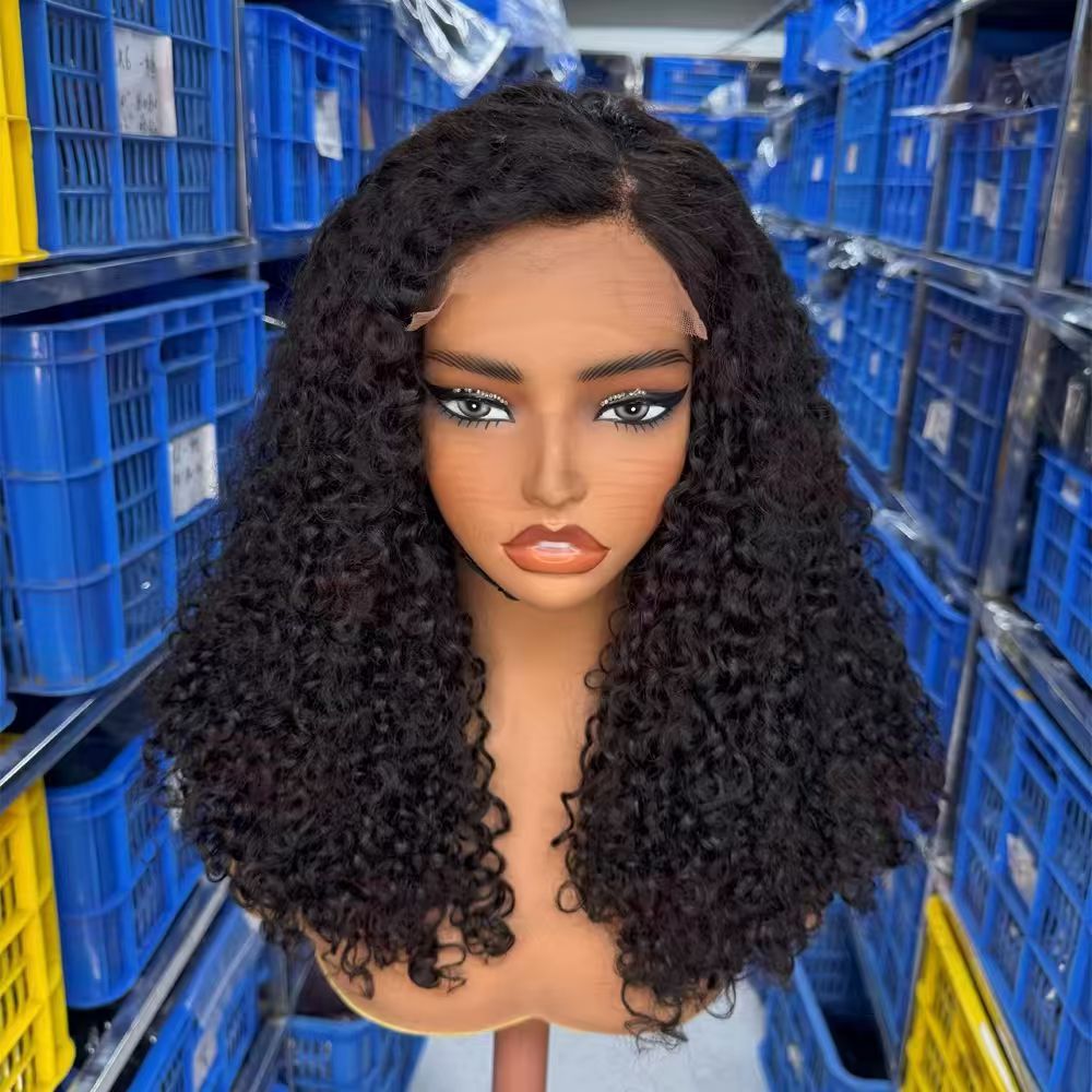 Ola   hair  13A natural color 1b pixie curly Hair Bundles Raw Indian hair weaving virgin cuticle aligned human hair