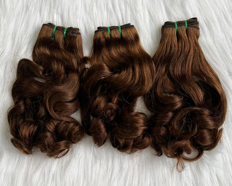ola hair 13A natural color 1b Egg Roll Hair Bundles Raw Indian hair weaving virgin cuticle aligned human hair
