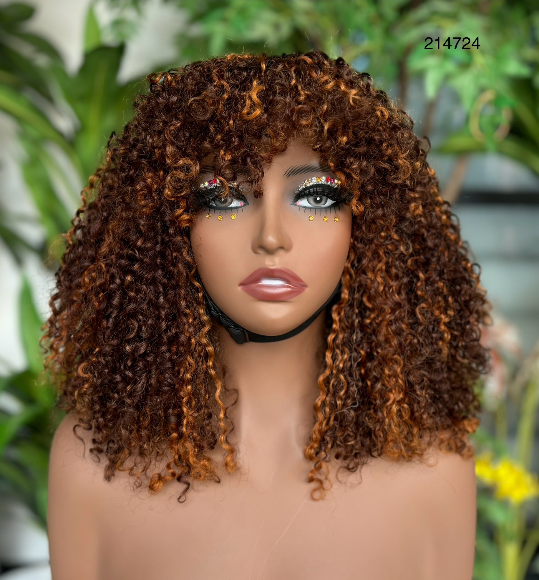 Ola   hair    human hair full lace wigs with bangs