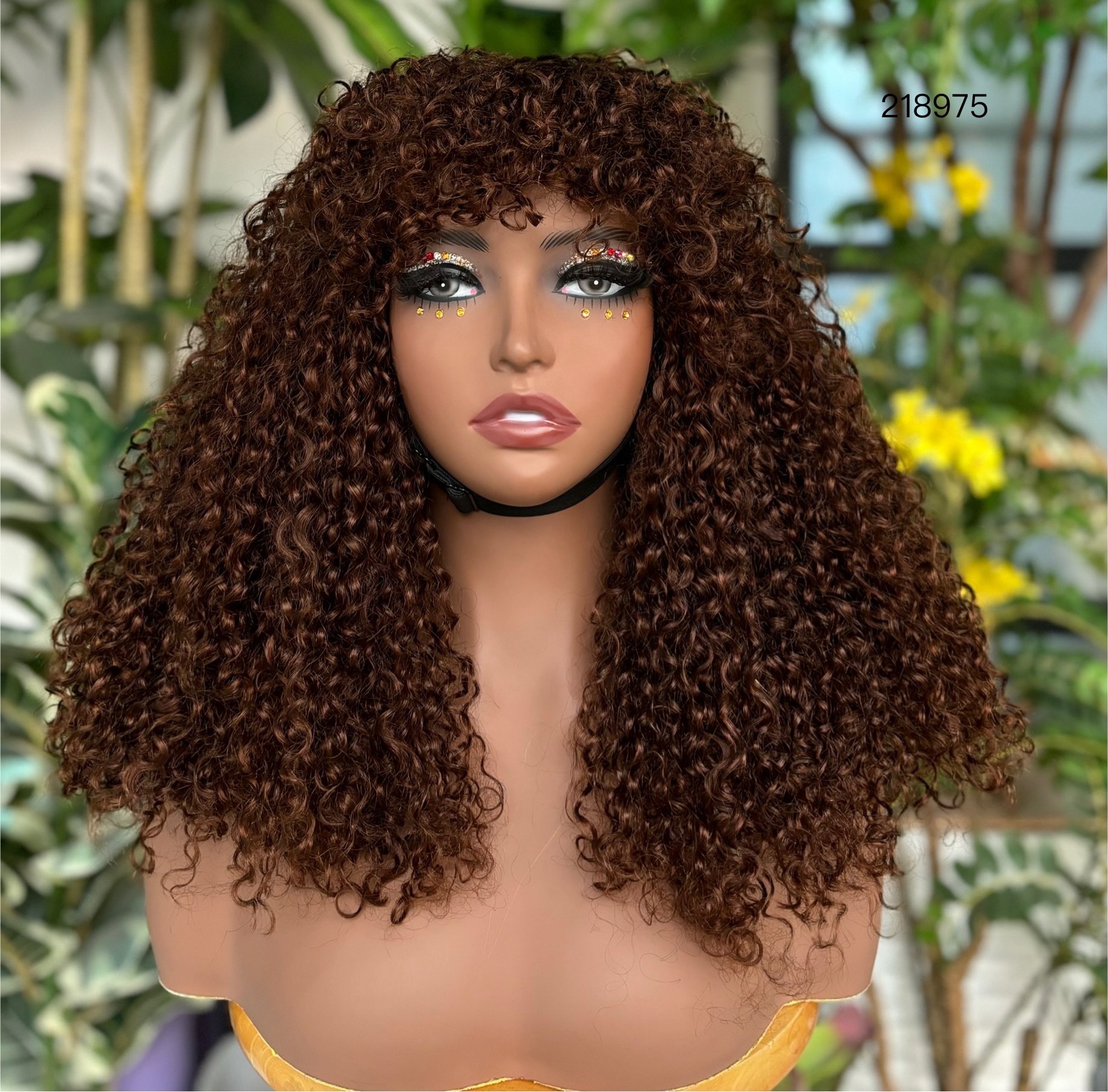 Ola   hair    Brazilian Water Wave Human Hair Wigs With Bangs Full Machine Made Wigs For Women Remy Pixie Cut Bob Wig With Bangs