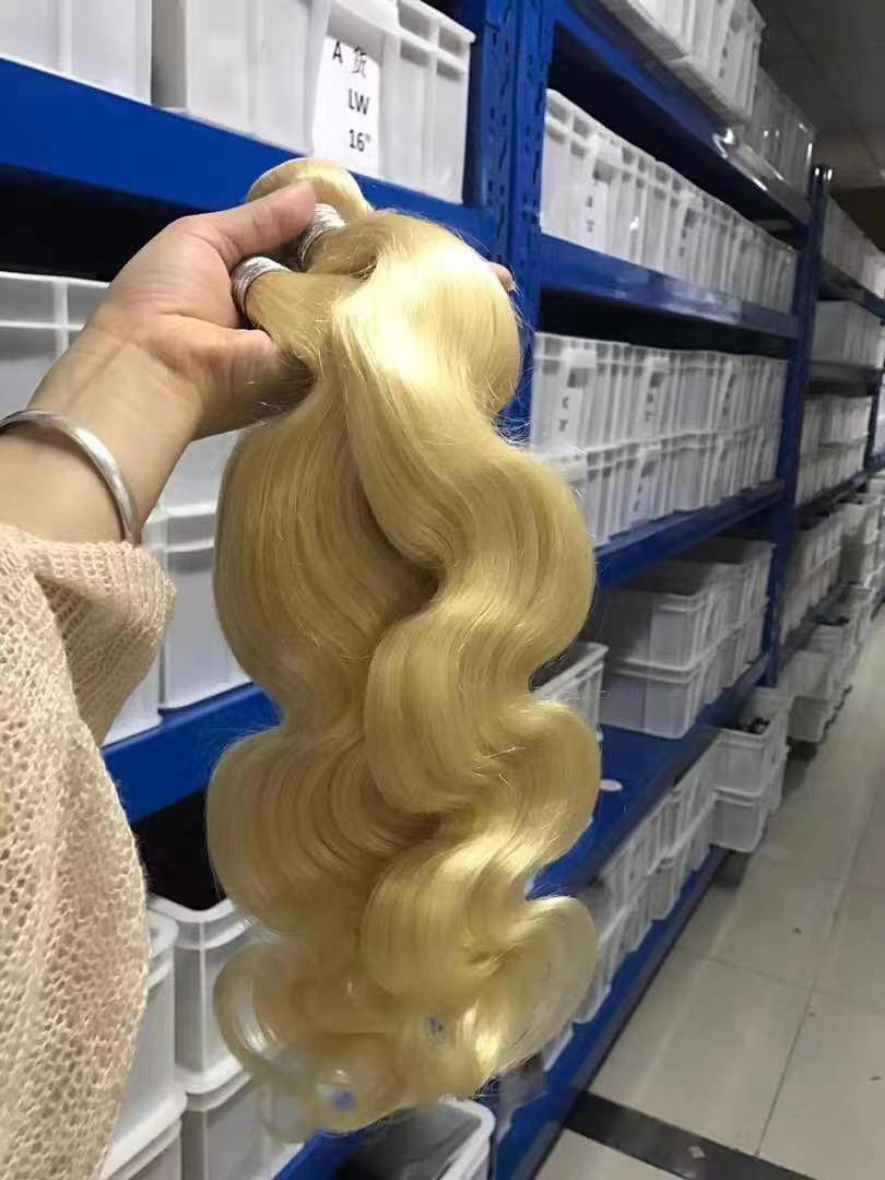 ola hair #613 Blonde Human Hair Lace Closure Wig 100% Human Hair Straight Glueless Real Cuticle Aligned Hair Lace Front Wigs